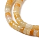 topaze naturelles perles de jade de brins(G-L528-07A)-3