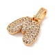 Brass Micro Pave Cubic Zirconia Pendants(KK-C076-29M-G01)-2