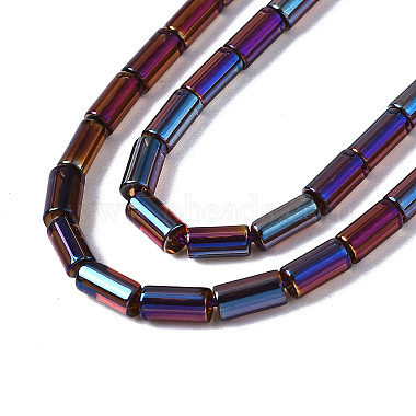 Electroplate Transparent  Glass Beads Strands(EGLA-T023-02-D02)-3