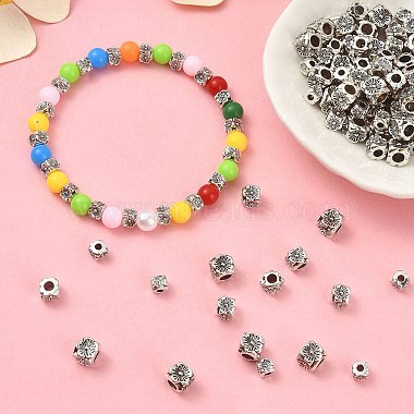 perles en alliage de style tibétain(TIBEB-YW0001-17B)-4