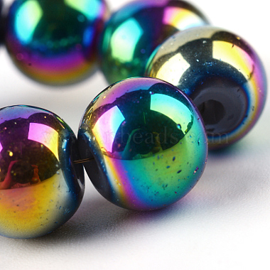 Galvanisieren transparente Glasperlen Stränge(EGLA-Q062-8mm-D02)-4