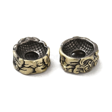 Tibetan Style Rack Plating Brass European Beads(KK-Q805-04AB)-2