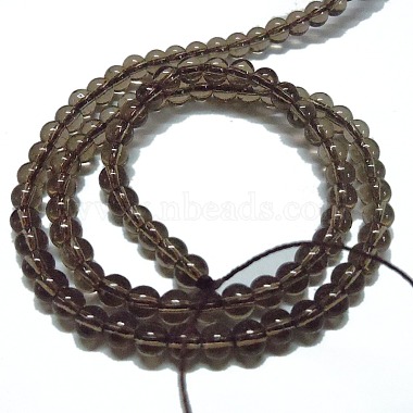 Synthetic Smoky Quartz Beads Strands(X-G-C076-6mm-4A)-2