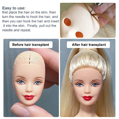 1 set de herramientas para reenraizar el cabello de una muñeca de hierro(TOOL-GA0001-81)-5