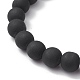 2Pcs 2 Style Synthetic Hematite & Glass Round Beaded Stretch Bracelets Set(BJEW-JB10050-03)-5