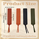 4Pcs 4 Colors PU Leather Bookmarks(AJEW-LP0005-89)-2
