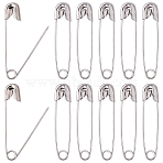 100Pcs Iron Safety Pins, Platinum, 26~28x6x2mm, Pin: 0.5mm(NEED-YW0001-07)