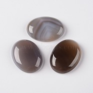 Natural Agate Gemstone Oval Cabochons, 18x13x6mm(G-J329-05-13x18mm)