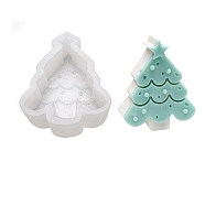Christmas Theme DIY Display Food Grade Silicone Molds, for UV Resin, Epoxy Resin Craft Making, Christmas Tree Pattern, 92.5x73.5x32mm(DIY-A041-01B)