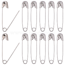 100Pcs Iron Safety Pins, Platinum, 26~28x6x2mm, Pin: 0.5mm(NEED-YW0001-07)