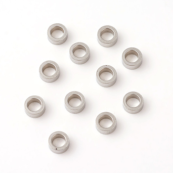 201 Stainless Steel Linking Rings, Ring, Stainless Steel Color, 5x2mm, Inner Diameter: 3mm