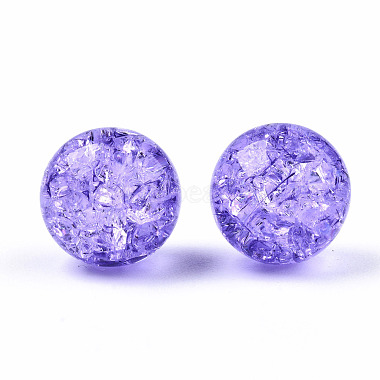 Orchid Round Glass Beads