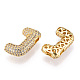 Brass Micro Pave Cubic Zirconia Pendants(KK-N254-06G-J)-2