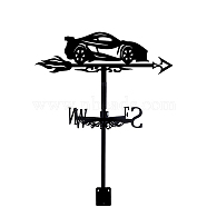 Orangutan Iron Wind Direction Indicator, Weathervane for Outdoor Garden Wind Measuring Tool, Car, 190~195x358mm(AJEW-WH0265-030)