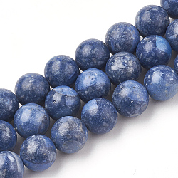Synthetic Coral Beads Strands, Dyed, Round, Blue, 16mm, Hole: 1mm, about 26pcs/strand, 16.1 inch(CORA-T005-16mm)