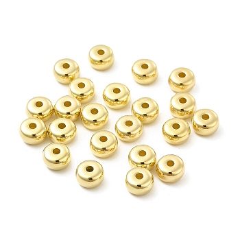 CCB Plastic Beads, Abacus, Golden, 7x4mm, Hole: 1.8mm