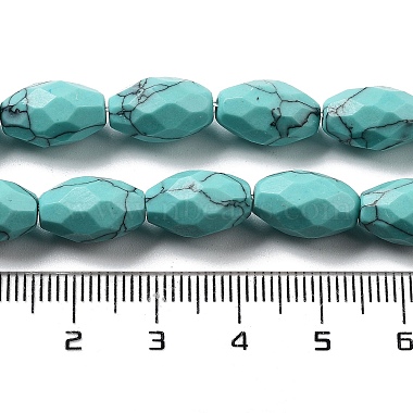 Synthetic Turquoise Beads Strands(G-P520-C15-01)-5