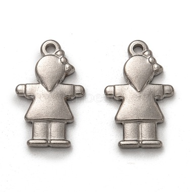 Stainless Steel Color Human 304 Stainless Steel Pendants