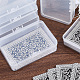 4Pcs Plastic Card Storage Boxes with Hinged Lids(CON-CP0001-017)-6