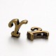 Tibetan Style Antique Bronze Plated Alloy Letter Slide Charms(PALLOY-J542-Y-NF)-1