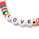 Polymer Clay Heishi Beads Stretch Bracelets(BJEW-JB05710)-3