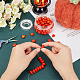 DIY Pumpkin Bead Stretch Bracelets Making Kits(DIY-SC0014-66)-4