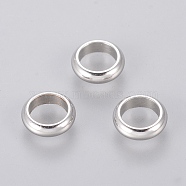 304 Stainless Steel Beads, Ring, Stainless Steel Color, 7x2mm, Hole: 5mm(STAS-E038-2)