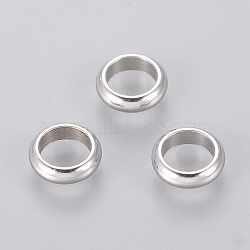 Tarnish Resistant 304 Stainless Steel Beads, Ring, Stainless Steel Color, 7x2mm, Hole: 5mm(STAS-E038-2)