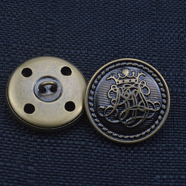 Brass Shank Buttons(BUTT-TAC0003-01F-S)-1