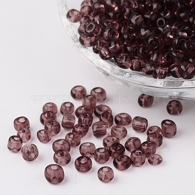 4mm PaleVioletRed Glass Beads