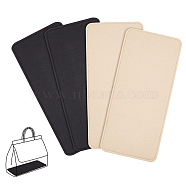 Elite 4Pcs 2 Colors Rectangle Felt Bag Bottom, for Knitting Bag, Women Bags Handmade DIY Accessories, Mixed Color, 13.1x30.5x0.6cm, 2pcs/color(FIND-PH0019-96)