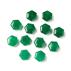 Natural Malaysia Jade Cabochons, Dyed, Hexagon, 14x15.5~16x7~7.8mm(G-G994-B01)