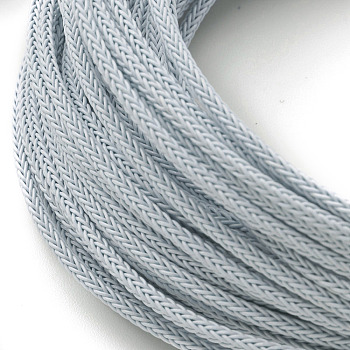 Braided Steel Wire Rope Cord, White, 2x2mm, 10m/Roll