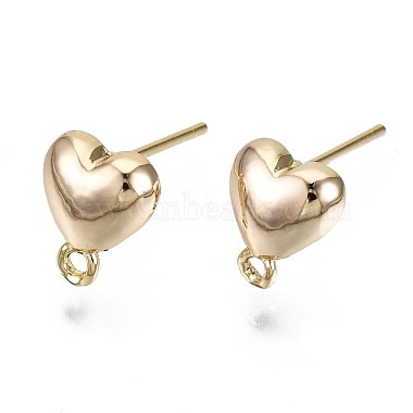 Brass Stud Earring Findings(KK-T056-20G-NF)-3
