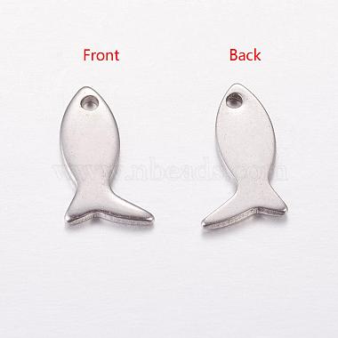 Stainless Steel Color Fish Stainless Steel Charms