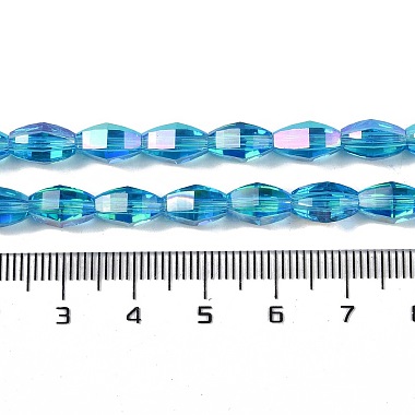 Electroplate Glass Beads Strands(GLAA-Q101-03A-AB05)-4