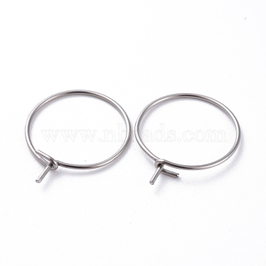 316 хирургическая серьга-кольцо из нержавеющей стали(STAS-J025-01A-P)-2