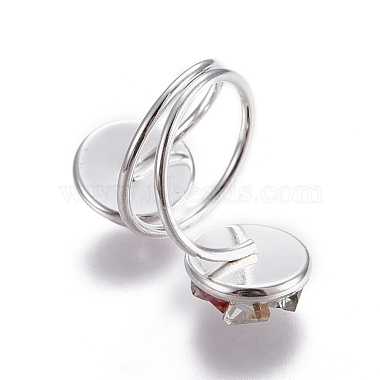 Electroplate Glass Cuff Rings(RJEW-JR00248)-3