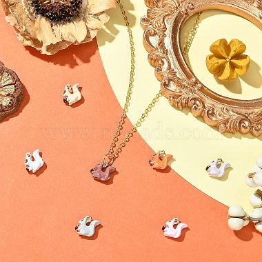 7Stk. 7 Farben Legierung Emaille Charms(ENAM-CJ0007-42)-6