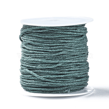1mm Dark Cyan Waxed Cotton Cord Thread & Cord