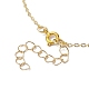 Brass Flower Pendant Necklace(NJEW-JN04704)-5