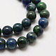 Natural Chrysocolla and Lapis Lazuli Beads Strands(G-G735-07-8mm)-3