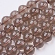 Smoky Quartz Beads Strands(X-G-C076-8mm-4)-1