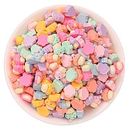 Opaque Resin Imitation Food Decoden Cabochons, Cupcake, Mixed Color, 12x10x5.5mm(RESI-K027-13)