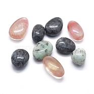 Natural & Synthetic Mixed Stone Beads, No Hole/Undrilled, Tumbled Stone, Vase Filler Gems, Nuggets, 18~32x16~21x12~14mm(G-F678-32)