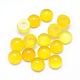 Natural Yellow Agate Cabochons(X-G-P393-R06-4mm)-1