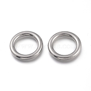 Tarnish Resistant 304 Stainless Steel Linking Rings, Round Ring, Stainless Steel Color, 20x3mm, 14mm inner diameter (STAS-H120-10P-A)