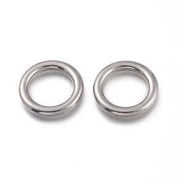 304 Stainless Steel Linking Rings, Round Ring, Stainless Steel Color, 20x3mm, 14mm inner diameter 