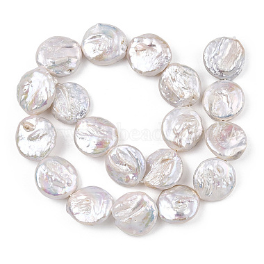 Natural Baroque Pearl Keshi Pearl Beads Strands(PEAR-S018-06D)-3