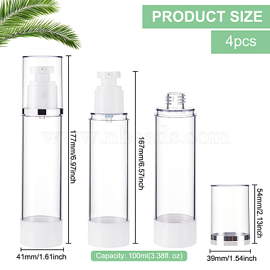 Empty Portable Plastic Airless Pump Bottles(AJEW-WH0299-91B)-2